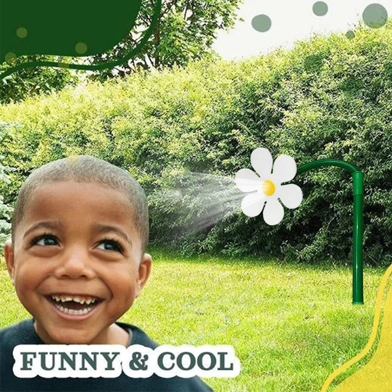 **Sunflower Garden Sprinkler – Adjustable Plastic Lawn & Garden Tool**