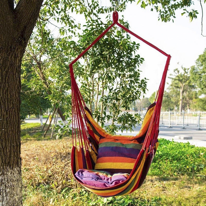 Hanging Hammock Chair – Indoor & Outdoor Swing for Adults & Kids