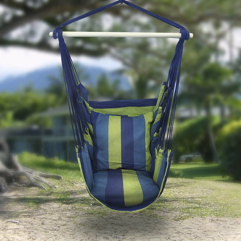 Hanging Hammock Chair – Indoor & Outdoor Swing for Adults & Kids