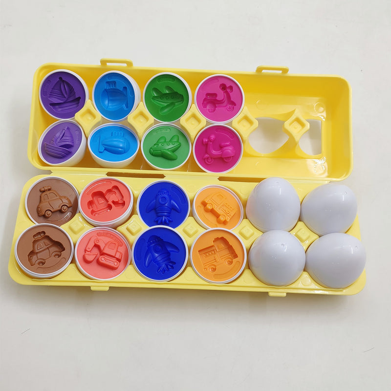 **Montessori Egg Toy – Shape Matching Educational Game for Kids & Toddlers**