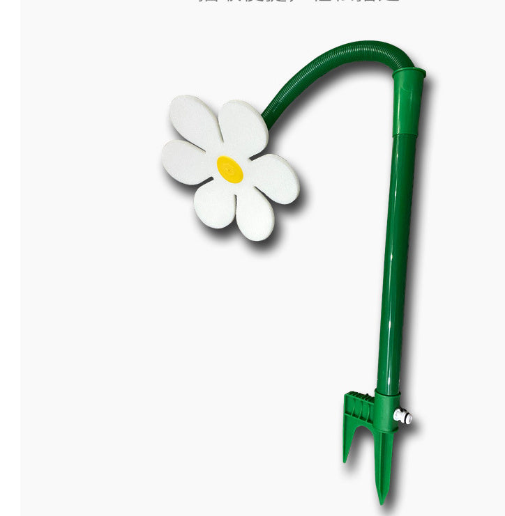 **Sunflower Garden Sprinkler – Adjustable Plastic Lawn & Garden Tool**