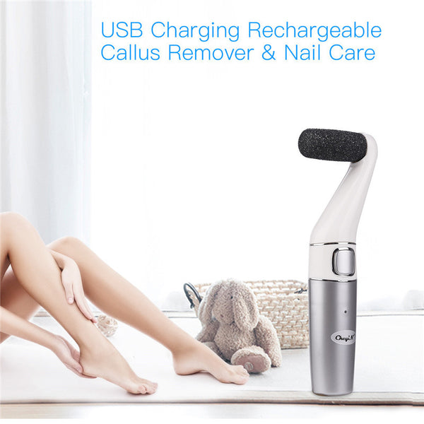 USB Rechargeable Electric Foot File – Callus & Dead Skin Remover