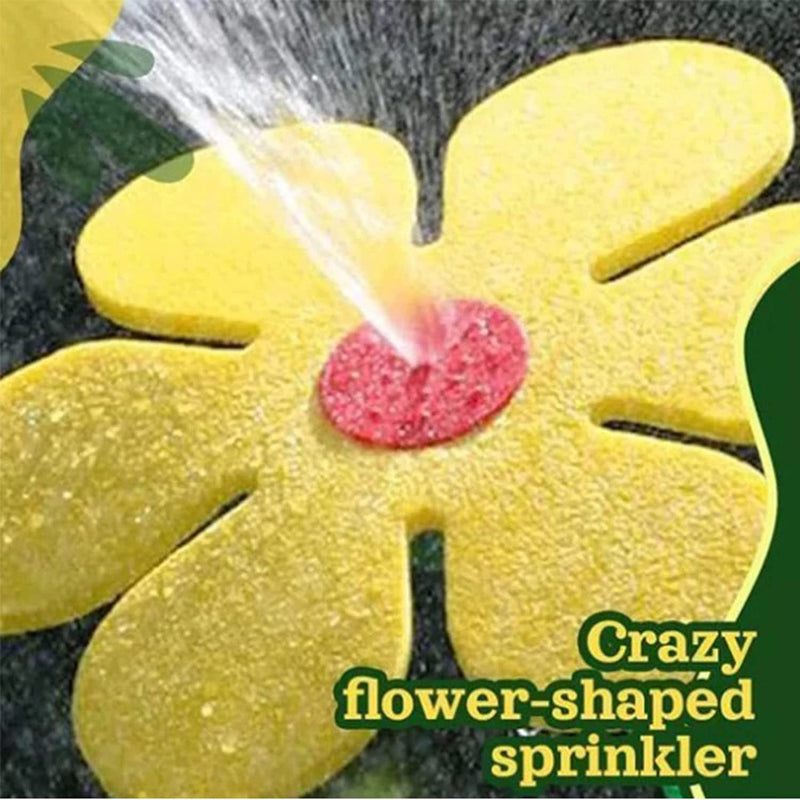 **Sunflower Garden Sprinkler – Adjustable Plastic Lawn & Garden Tool**