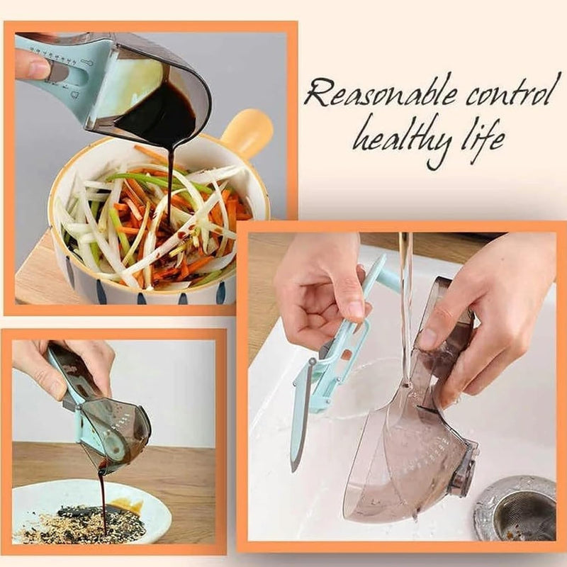 BPA-free adjustable measuring spoon made from food-grade plastic