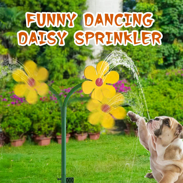 **Sunflower Garden Sprinkler – Adjustable Plastic Lawn & Garden Tool**