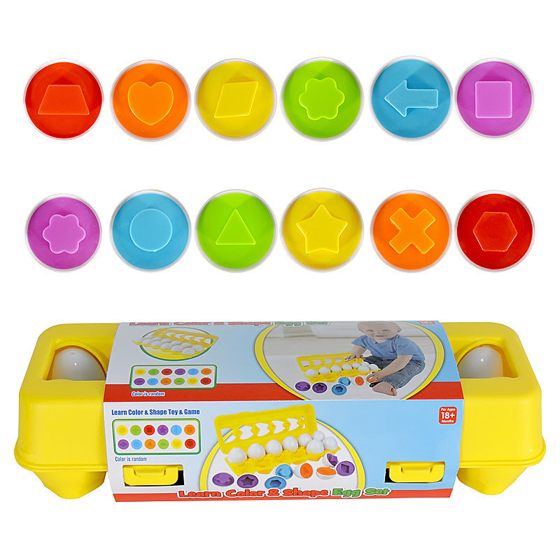 **Montessori Egg Toy – Shape Matching Educational Game for Kids & Toddlers**