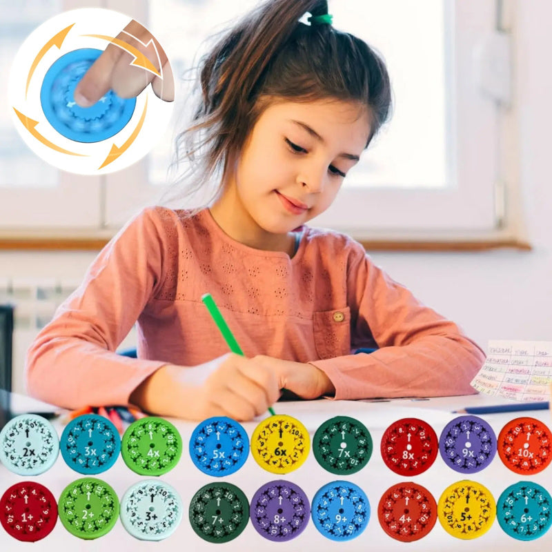 **Math Fidget Spinner – Fun Multiplication & Puzzle Toy for Kids**