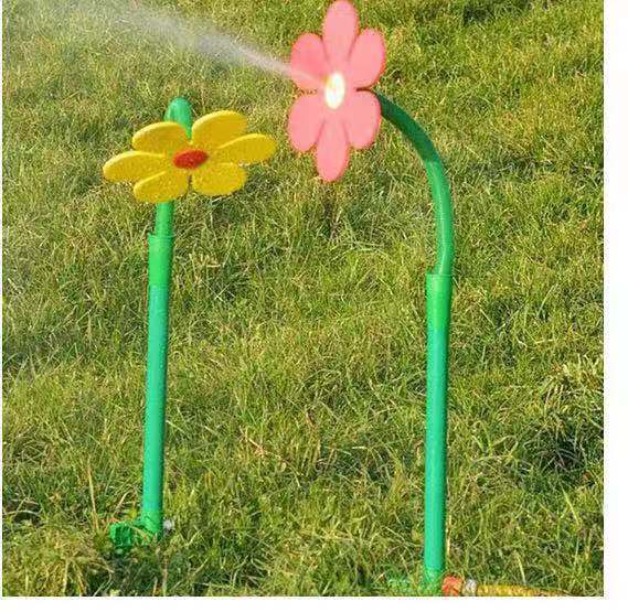 **Sunflower Garden Sprinkler – Adjustable Plastic Lawn & Garden Tool**