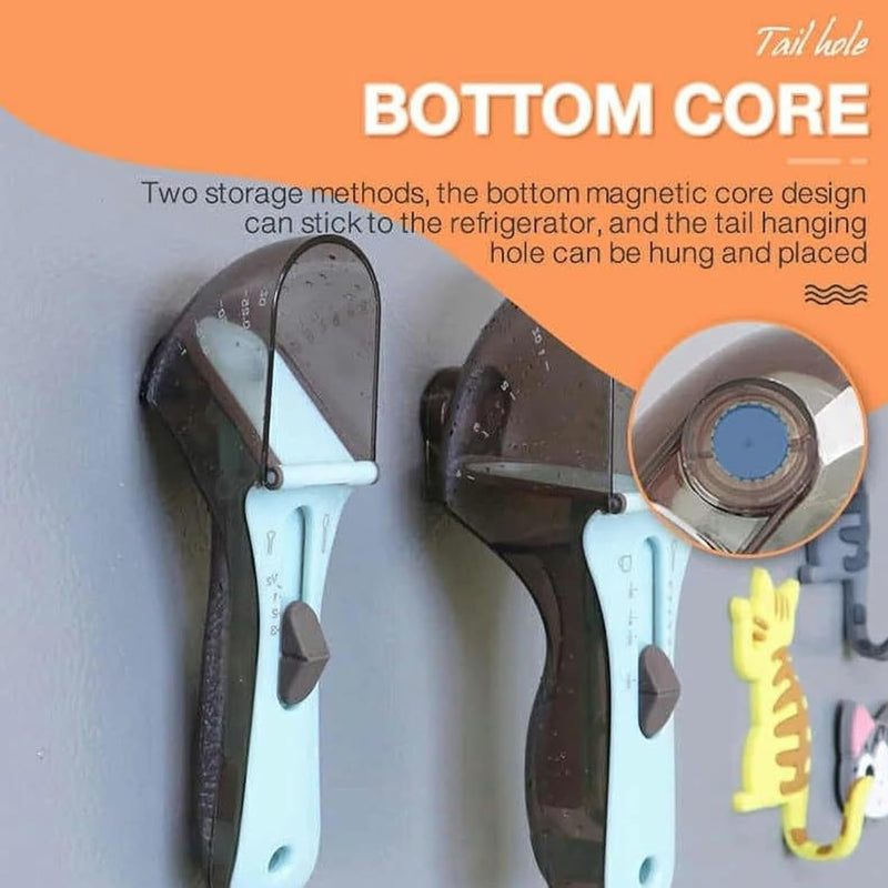 2-in-1 Adjustable Measuring Spoon – Space-Saving Kitchen Essential